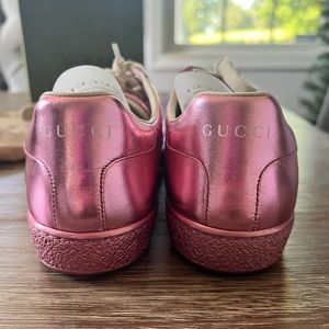 Gucci shoes in Napa Silk / Rosa.l